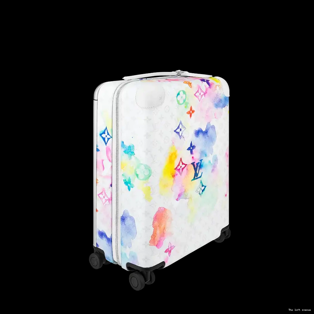 MONOGRAM SUITCASE CUSTOM 37L WATERCOLOUR HORIZON 55 0514